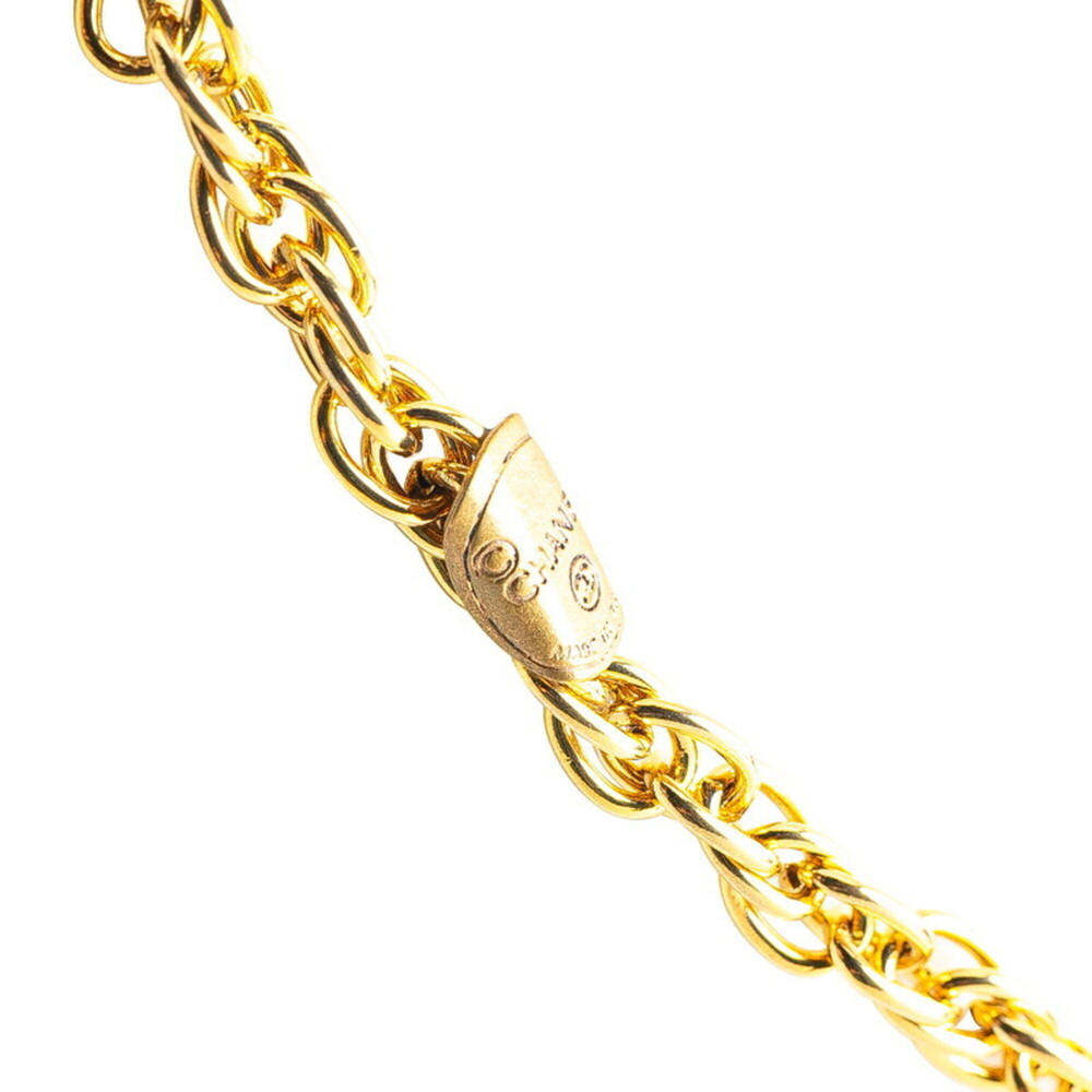 CHANEL Authentic Gold Logo Necklace - Picture 3 of 4